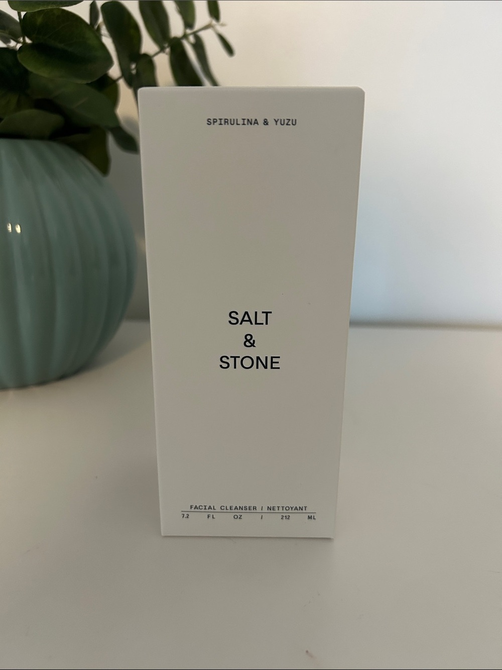 NWT Salt & Stone Spirulina & Yuzu Facial Cleanser –7.2 Oz